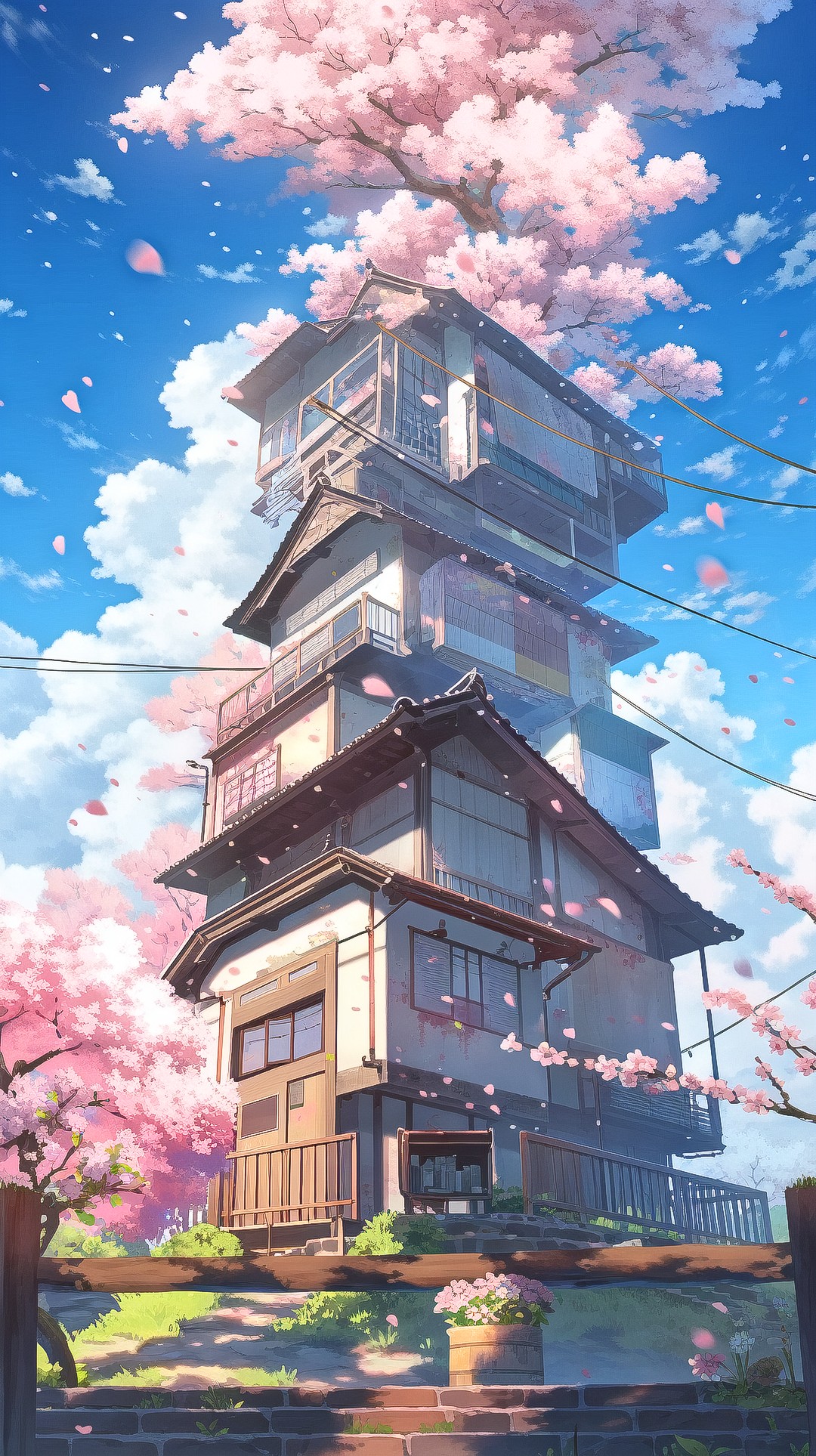 NC MKT An old house is suspended in the clouds in the sky and t e6b57691 2228 4282 a74f c8302a02c2c4